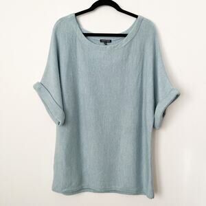 Eileen Fisher Soft Blue Knit Cardigan